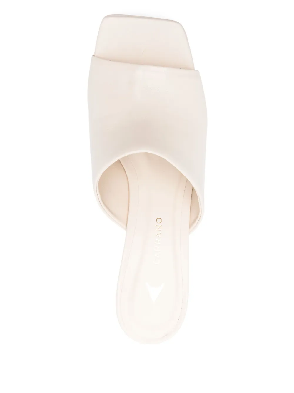 CARRANO 110mm leather sandals Neutrals