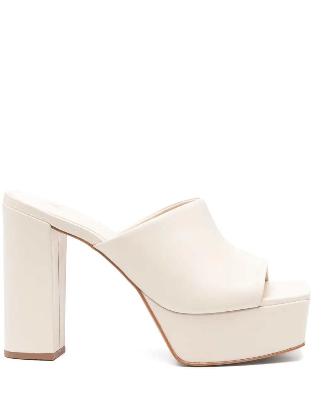 CARRANO 110mm leather sandals Neutrals