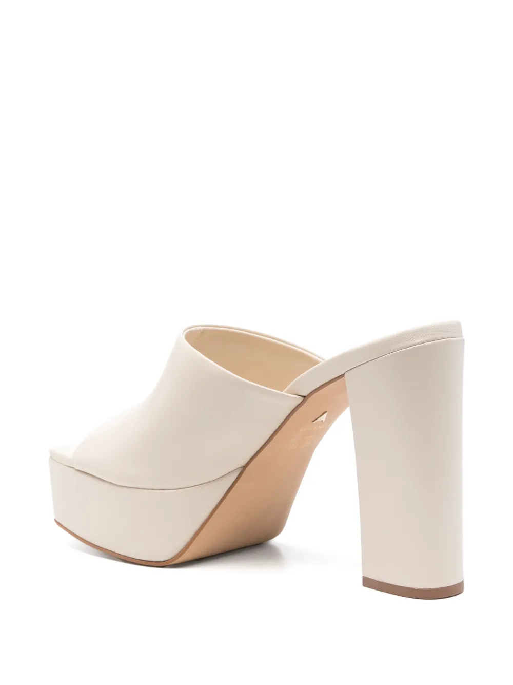 CARRANO 110mm leather sandals Neutrals