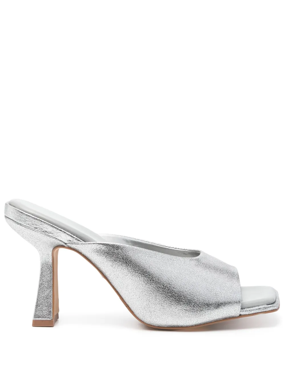 CARRANO Metallic muiltjes Zilver