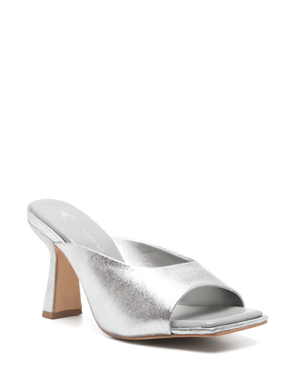 CARRANO 95mm metallic mules - Zilver
