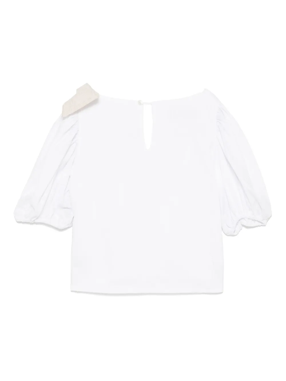 La Stupenderia blusa con aplique de lazo | Blusas | Image 2