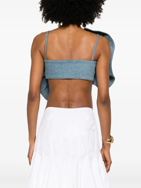 Nina Ricci giant-bow Top | Blue | FARFETCH BH