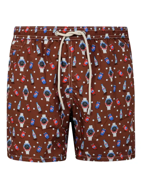 MC2 Saint Barth shorts de playa con estampado gráfico