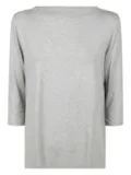 Majestic Filatures mélange-effect sweater - Grey