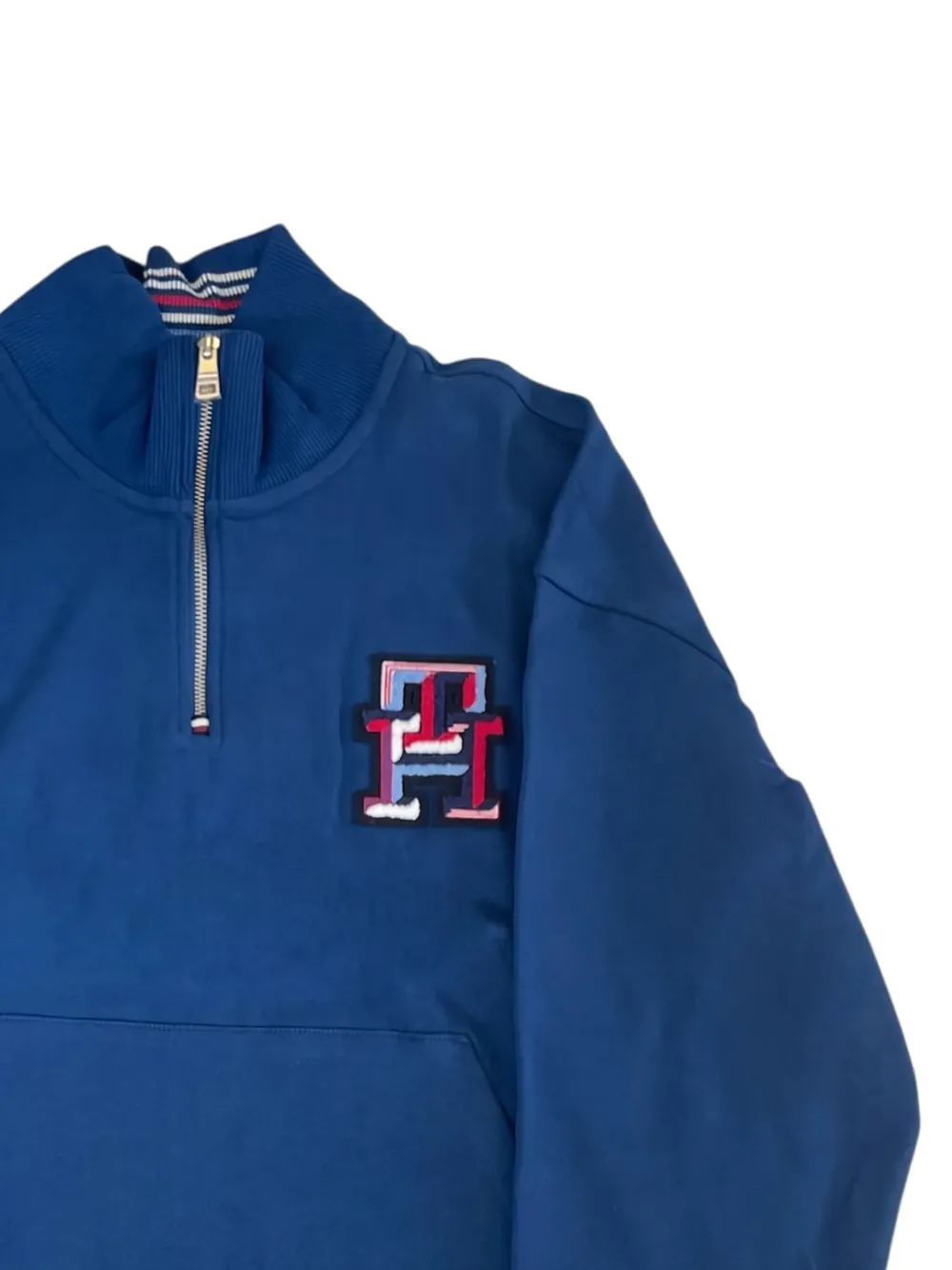 Tommy Hilfiger Sweater met TH-monogram - Blauw