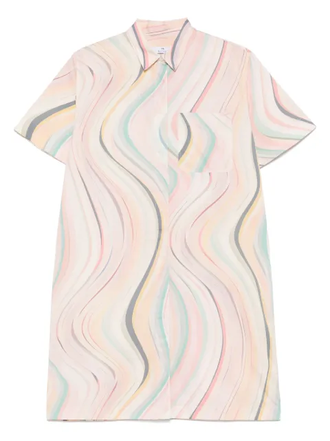 PS Paul Smith vestido corto con motivo de remolino