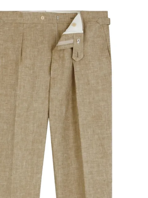 FURSAC Leinenhose mit Bundfalten