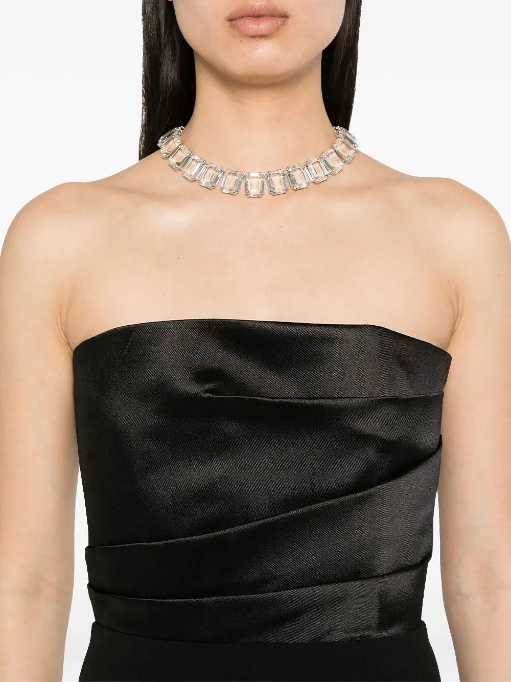 Solace London The Afra maxi-jurk Zwart