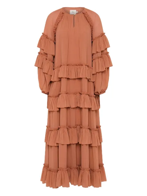 Aje Mina ruffled tiered maxi dress