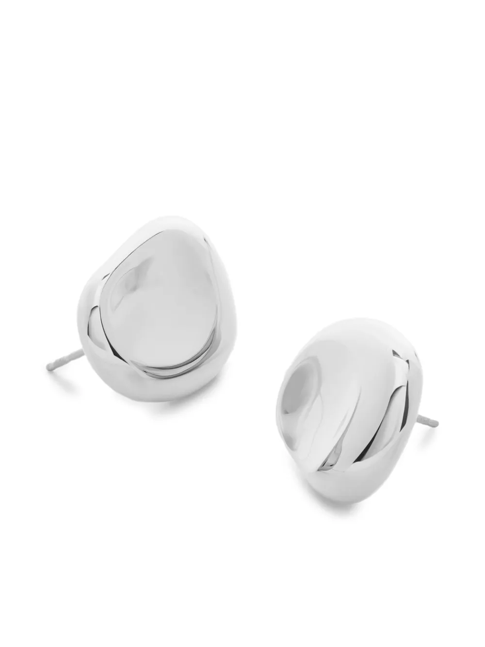 Monica Vinader Womens Nura Reef Medium 18ct Gold Vermeil-plated 925 Sterling Silver Hoop Earrings In Metallic