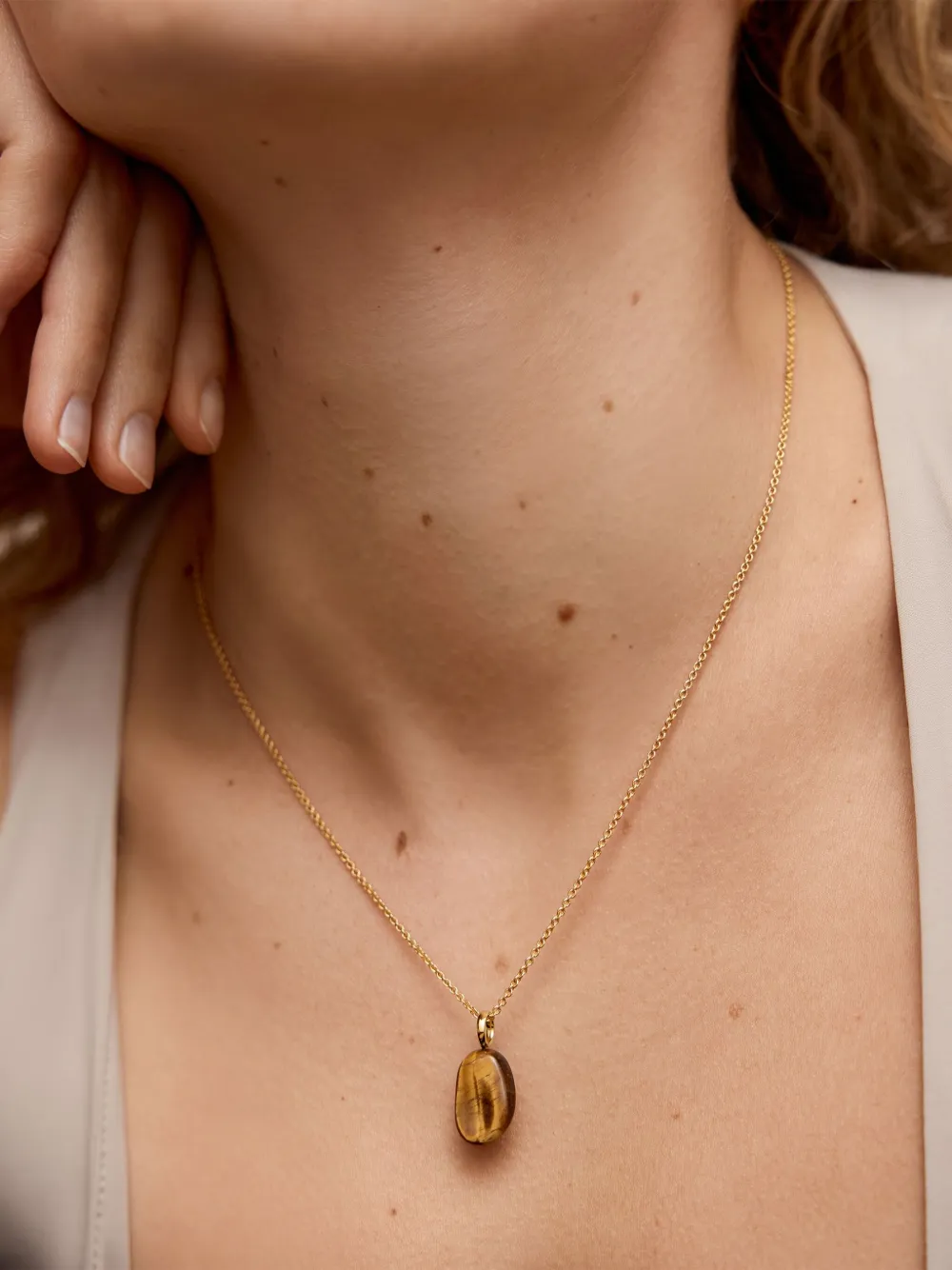 Monica Vinader Aria bedel - Goud