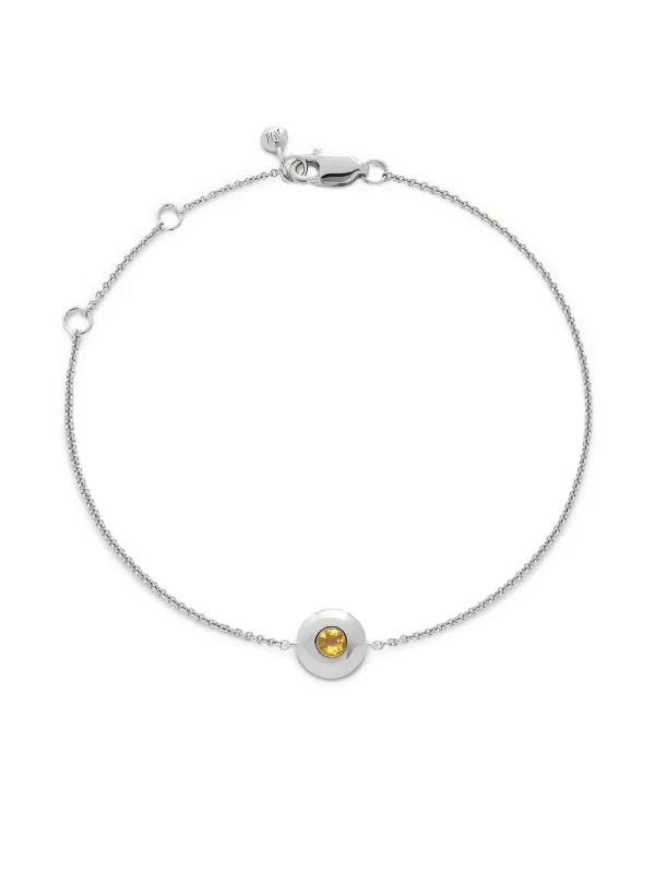 Monica Vinader November Birthstone ブレスレット | シルバートーン
