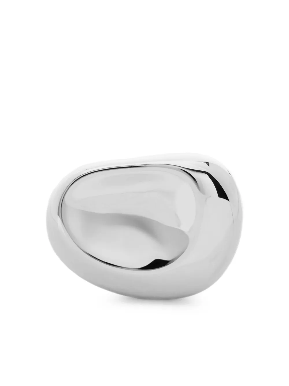 Monica Vinader Sterling Silver Aria Ring In Metallic