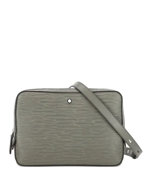 Montblanc 4810 embossed leather messenger bag