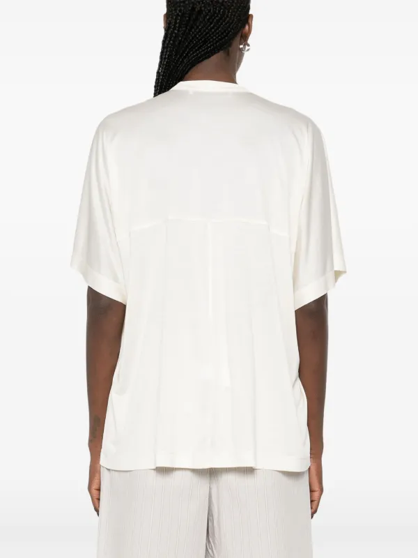 Carven Silk T-shirt | Neutrals | FARFETCH CA