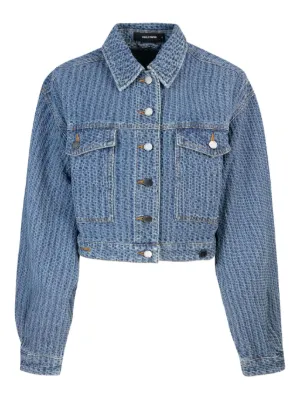 ジャケット DAILY PAPER Woman Jacket Gnawed Blue 2511148 LIGHT BLUE Daily Paper - Jackets – tagged 