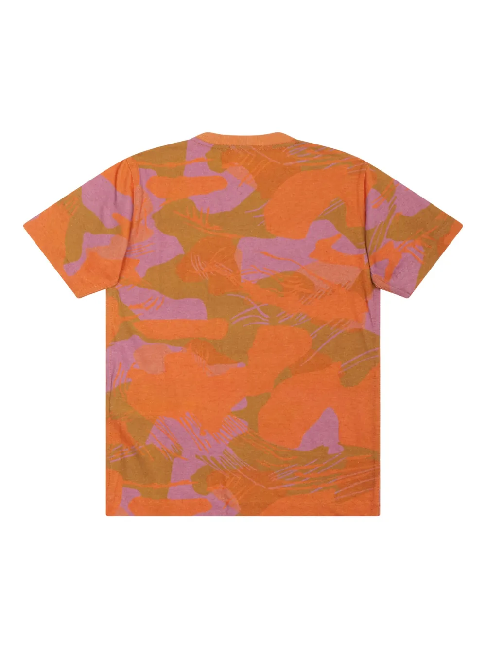 Stone Island Junior Katoenen T-shirt Oranje