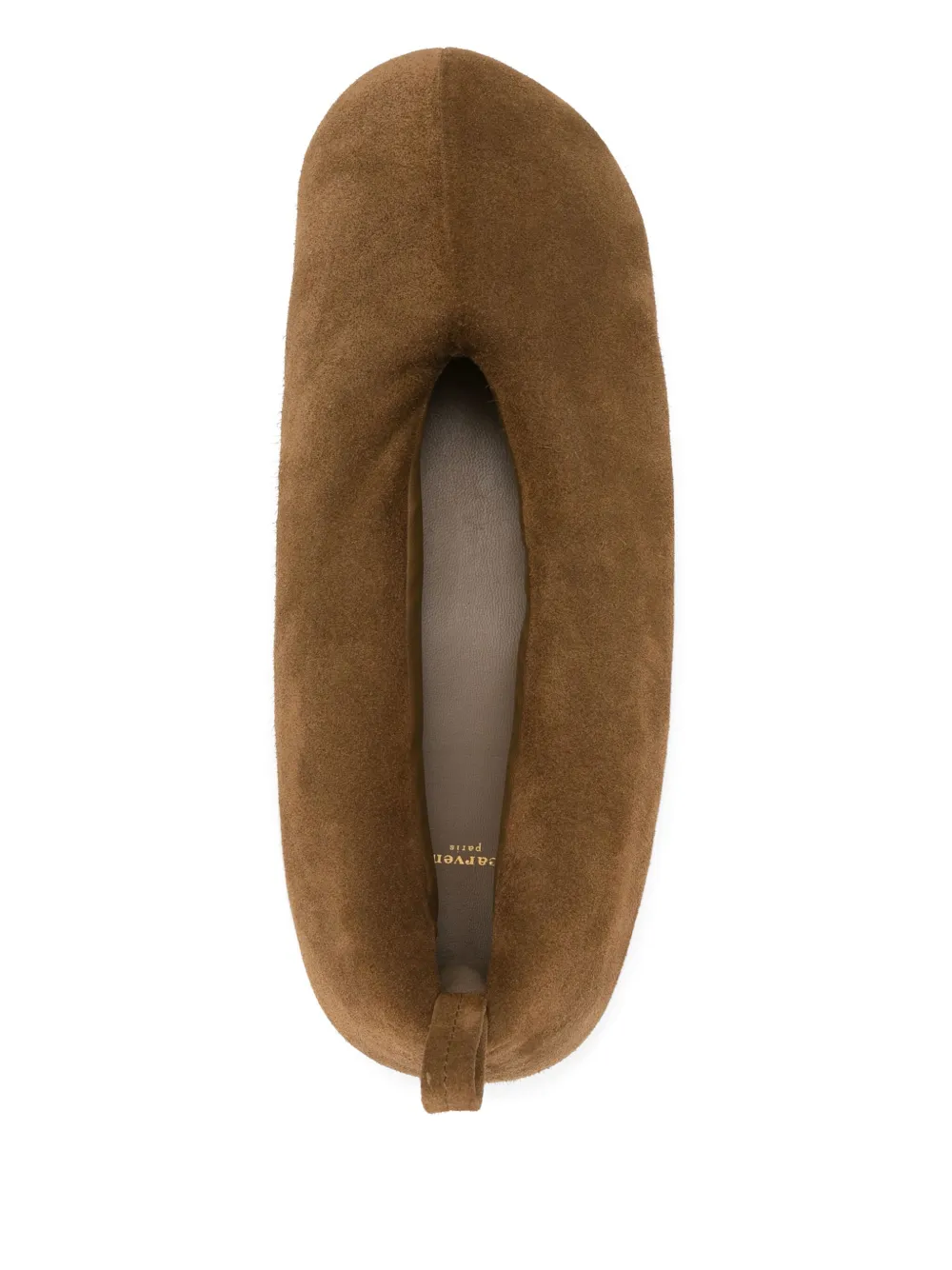 Carven suede slippers Brown