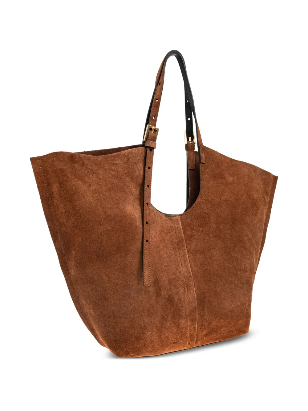 AllSaints Suède shopper Bruin