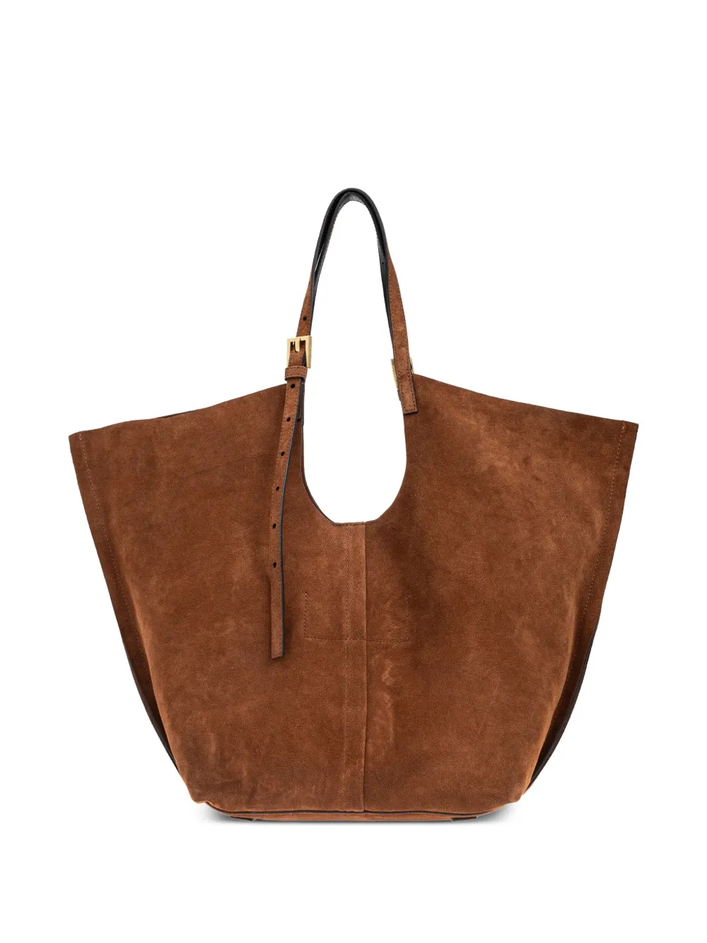 AllSaints Suède shopper Bruin