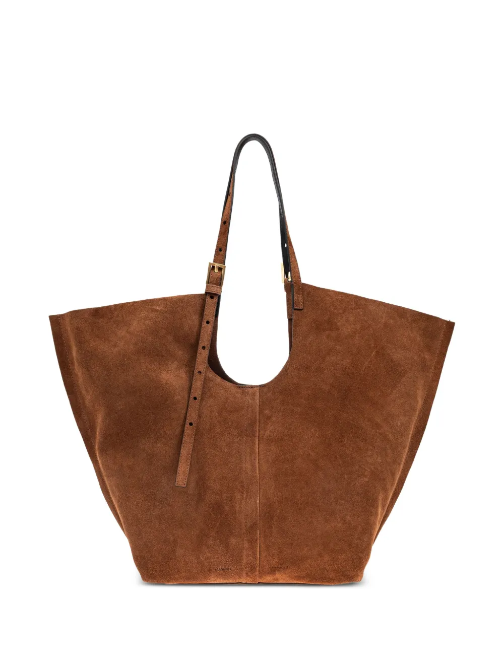 AllSaints Suède shopper Bruin