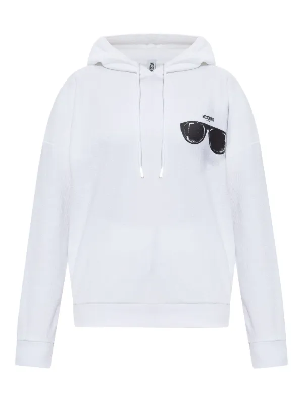 Moschino プリント パーカー | ホワイト | FARFETCH JP