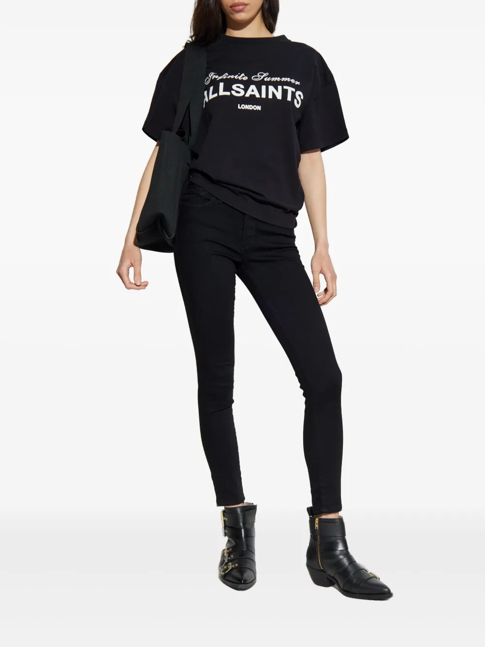AllSaints Miller jeans - Zwart