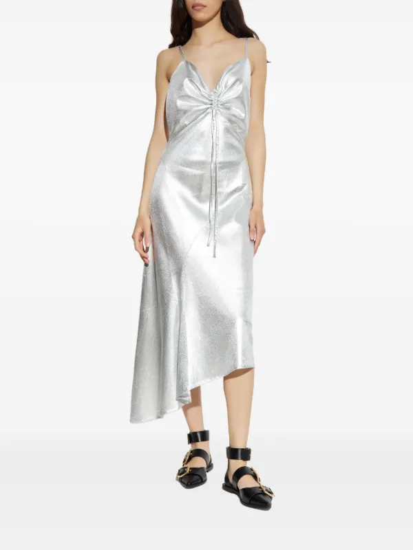 all saints blue slip dress All Saints Cathedral- 100% Silk Satin French Gothic V Neck Slip Dress  The  Photographist Home