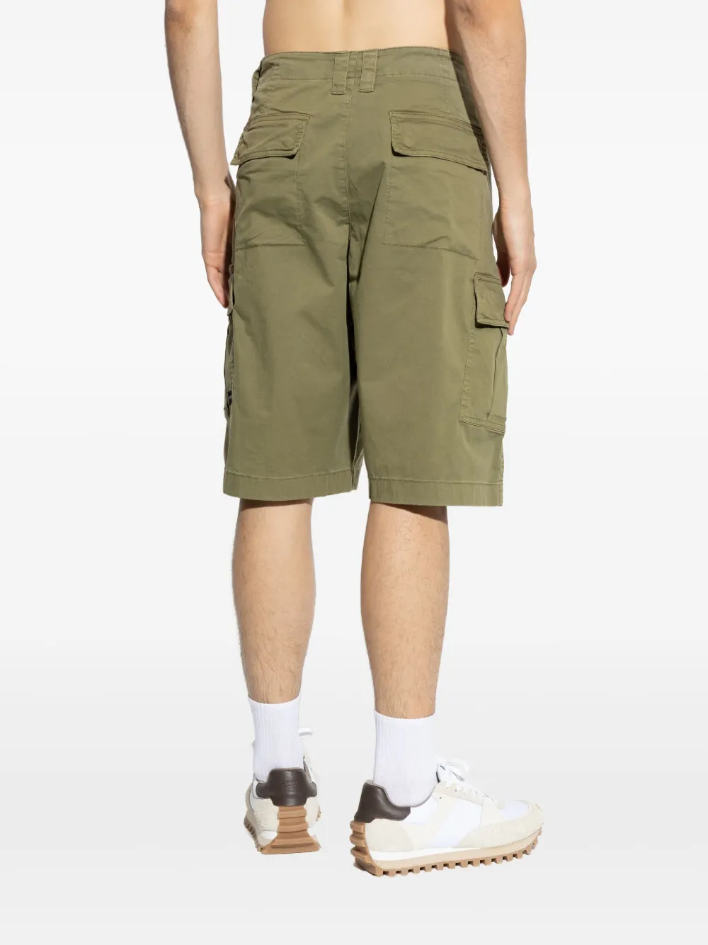 AllSaints Flynn cargo shorts Groen