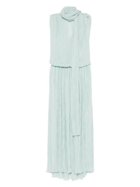 Blumarine vestido corto asimétrico con pliegues