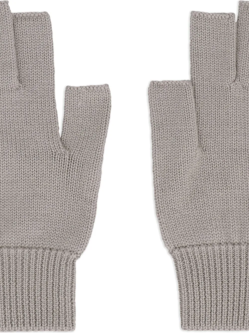 Rick Owens Wollen gebreide handschoenen - Grijs