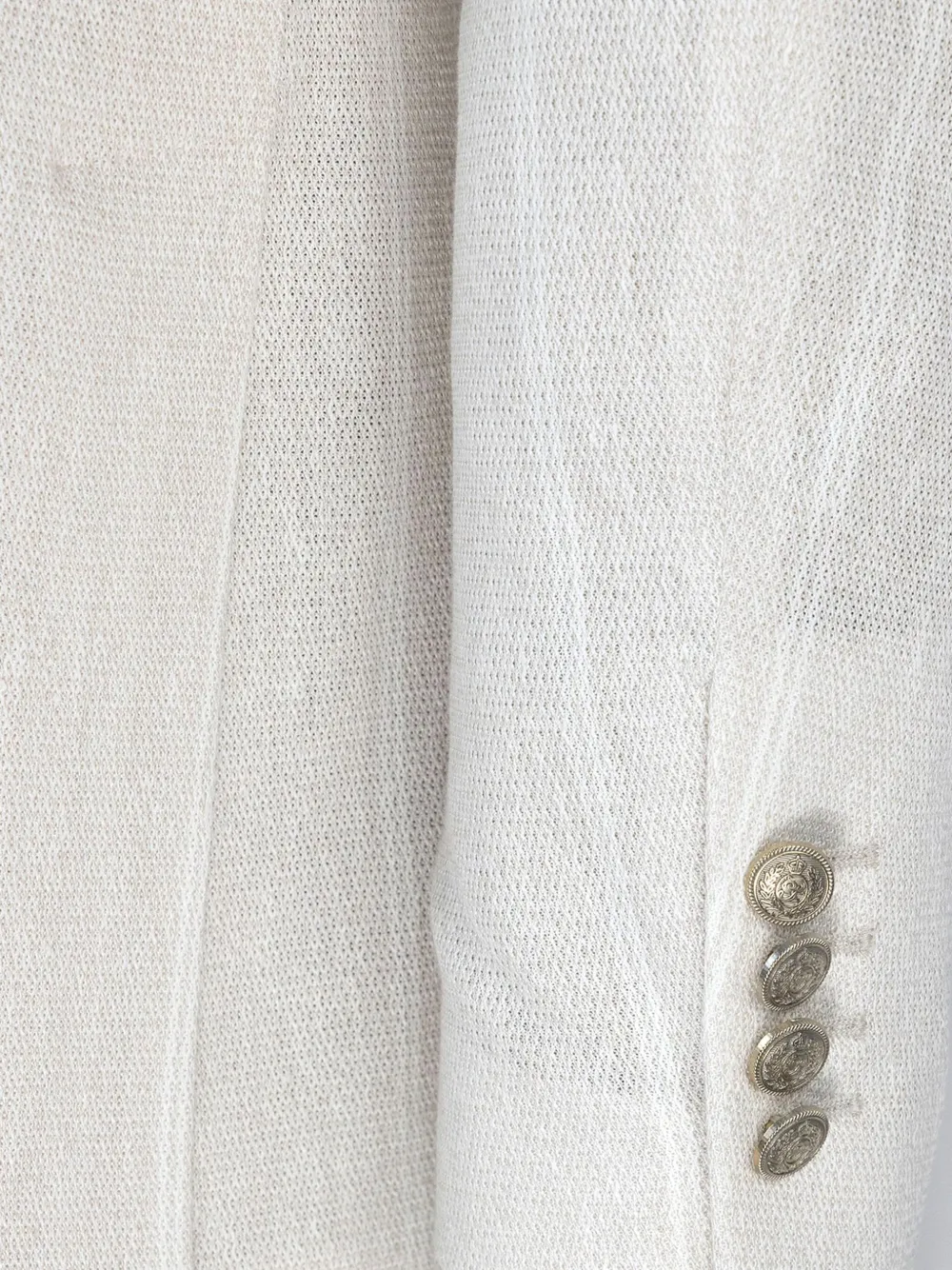 Eleventy Gestreepte blazer Beige