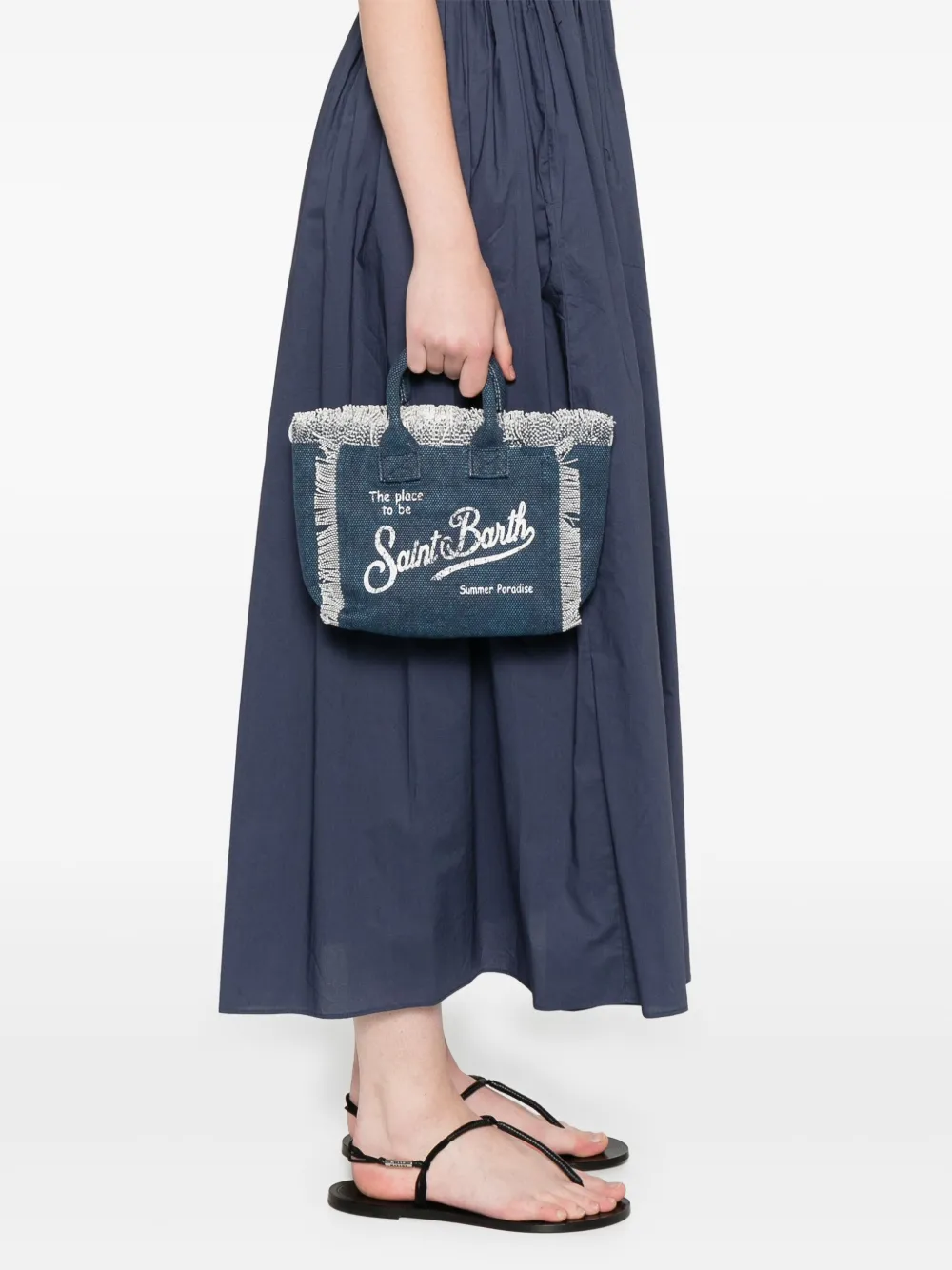MC2 Saint Barth Kleine Vanity shopper - Blauw