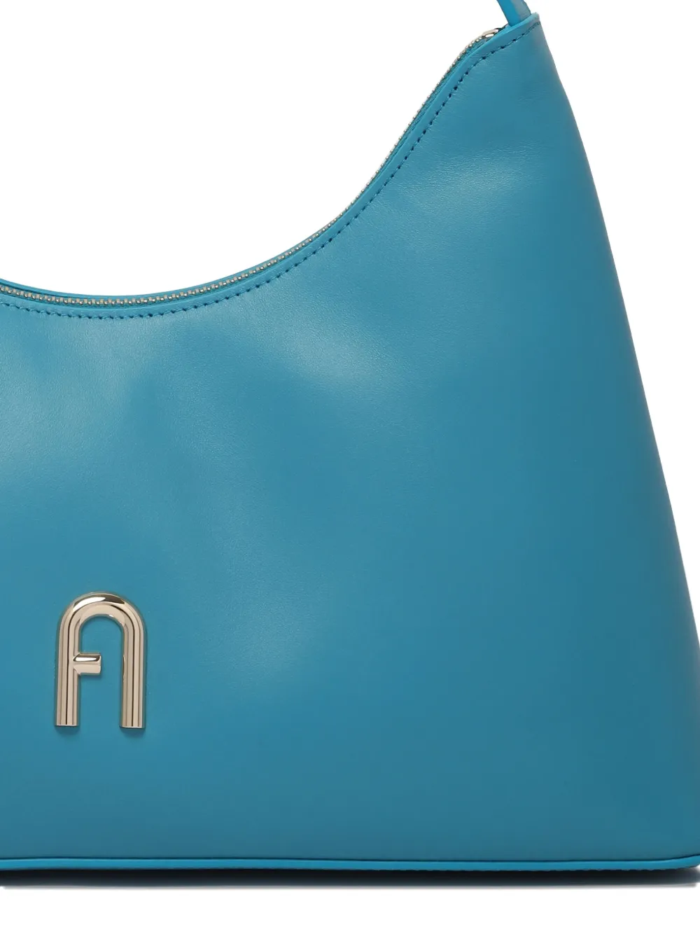 Furla Leren schoudertas Blauw