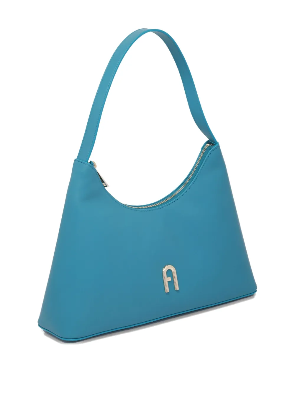 Furla Leren schoudertas Blauw