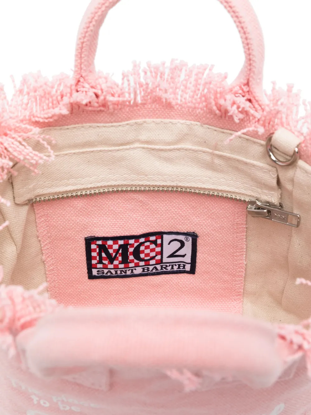 MC2 Saint Barth Kleine Vanity shopper Roze