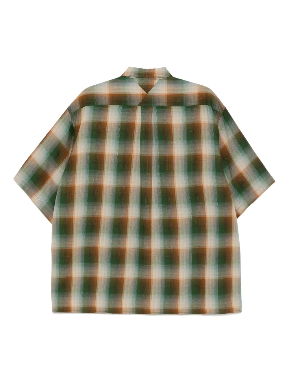 White Mountaineering Geruit T-shirt met korte mouwen - Groen