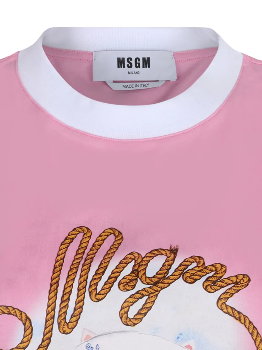 MSGM T-shirt met kattenprint Roze