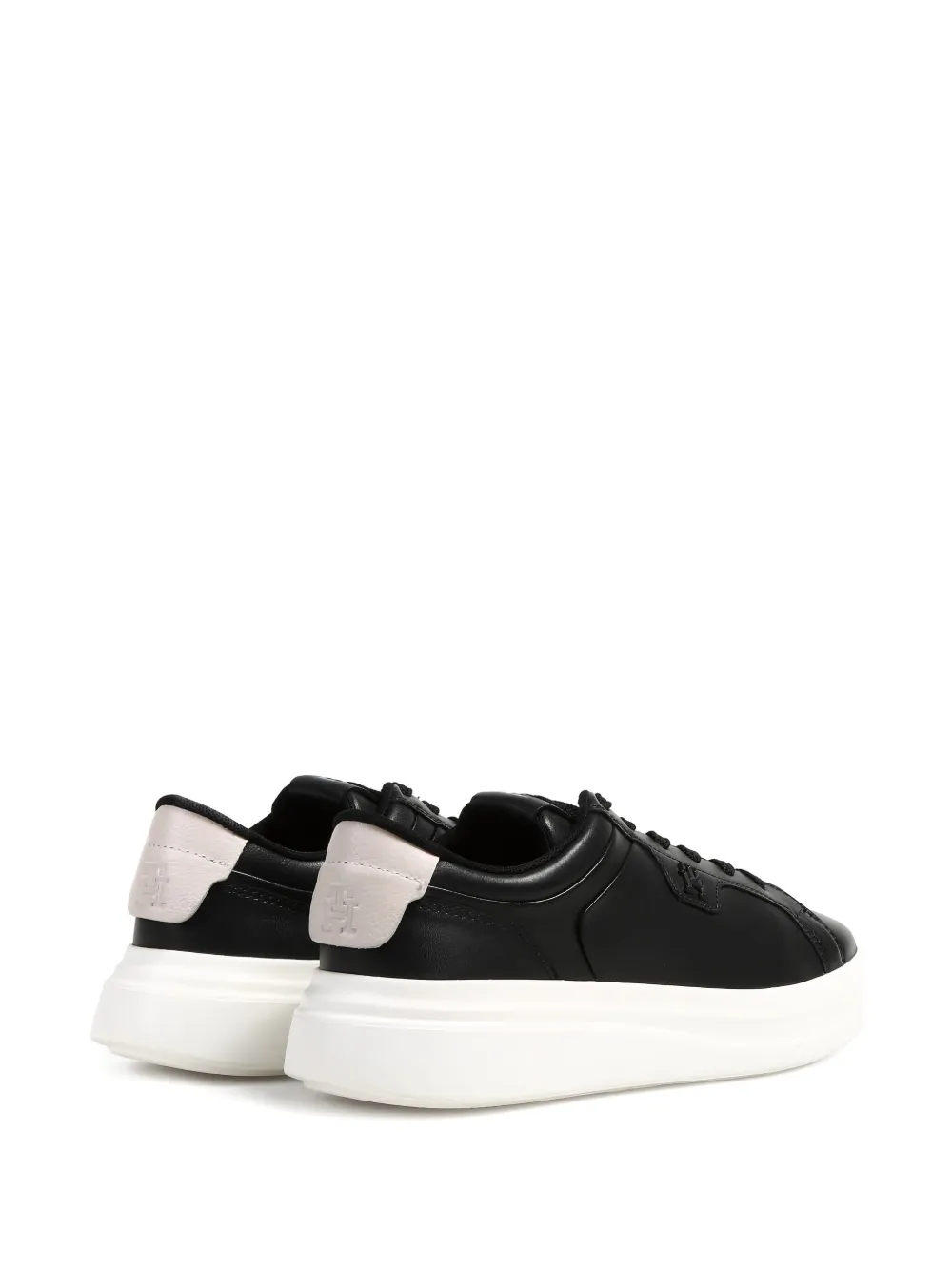 Tommy Hilfiger leather sneakers Black