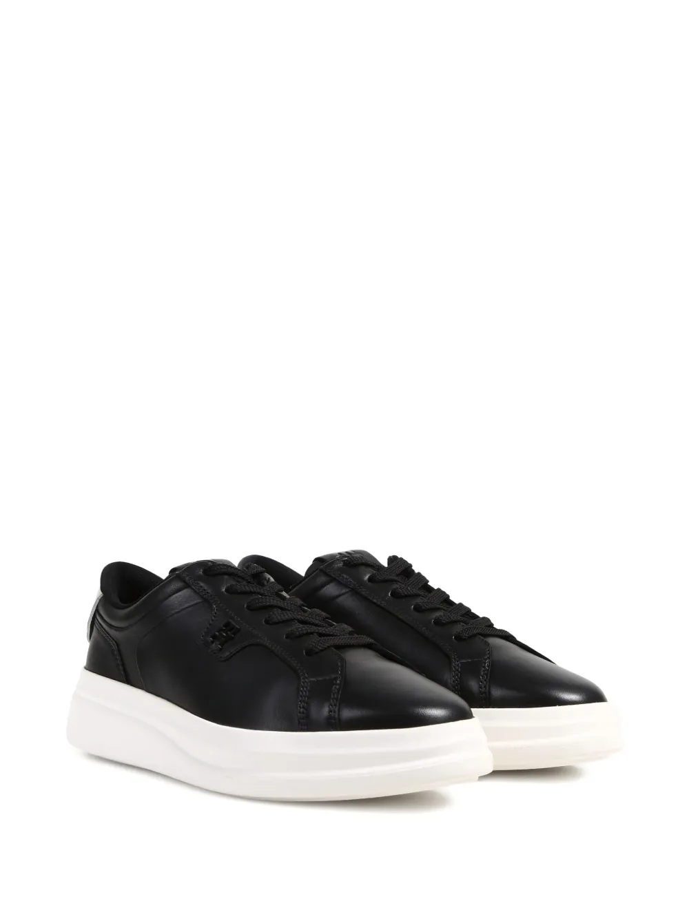 Tommy Hilfiger leather sneakers Black