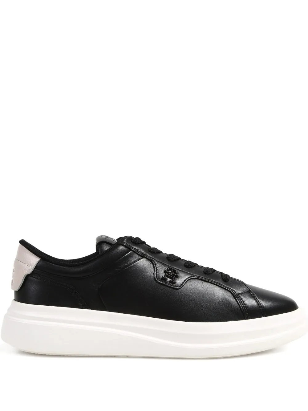 Tommy Hilfiger leather sneakers Black