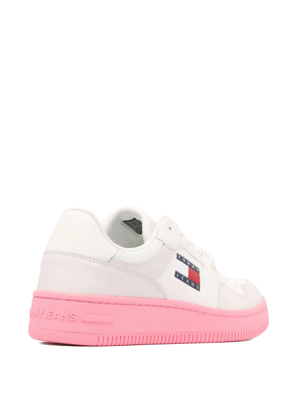 Tommy Jeans leather sneakers White