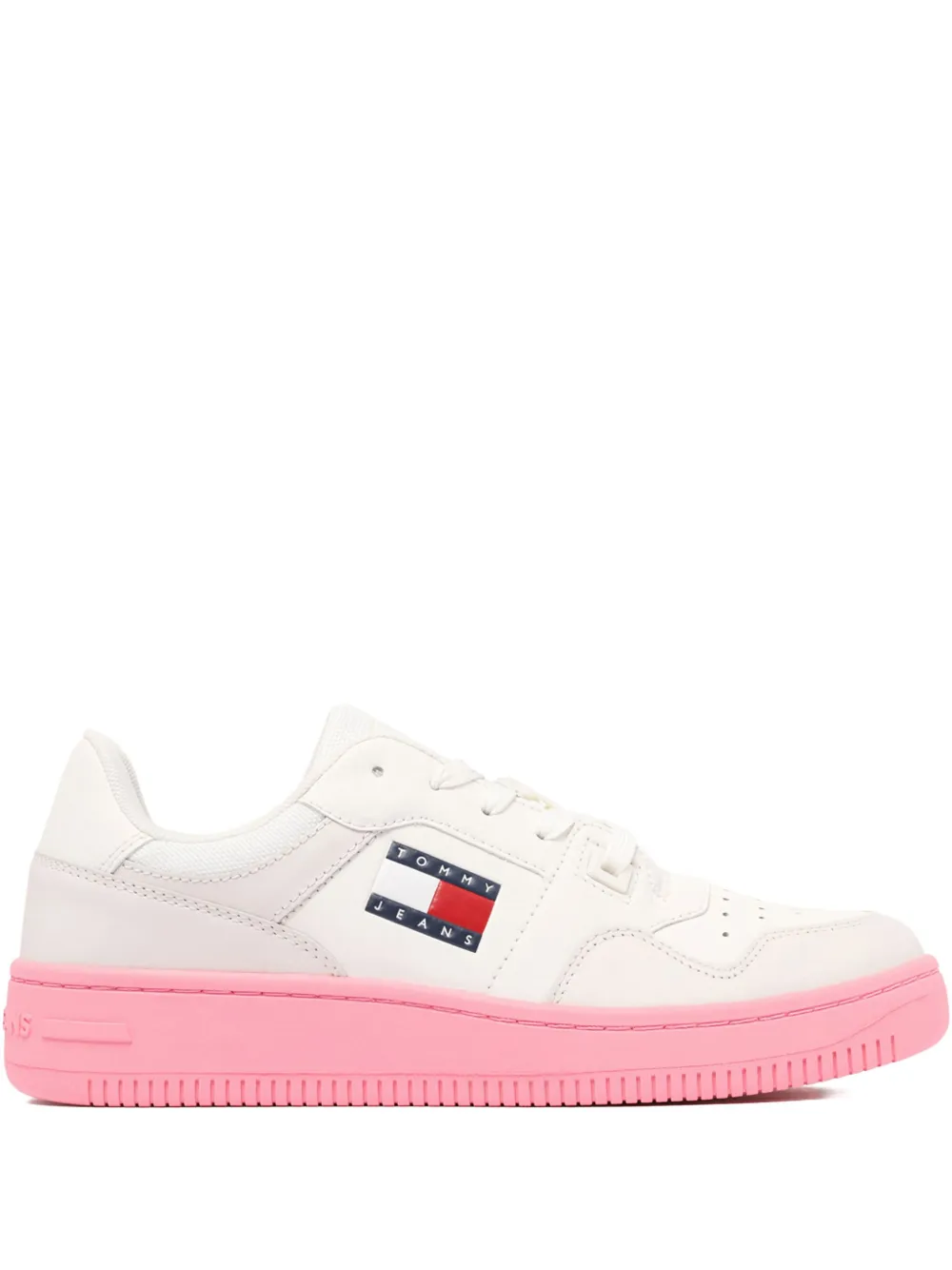 Tommy Jeans leather sneakers White