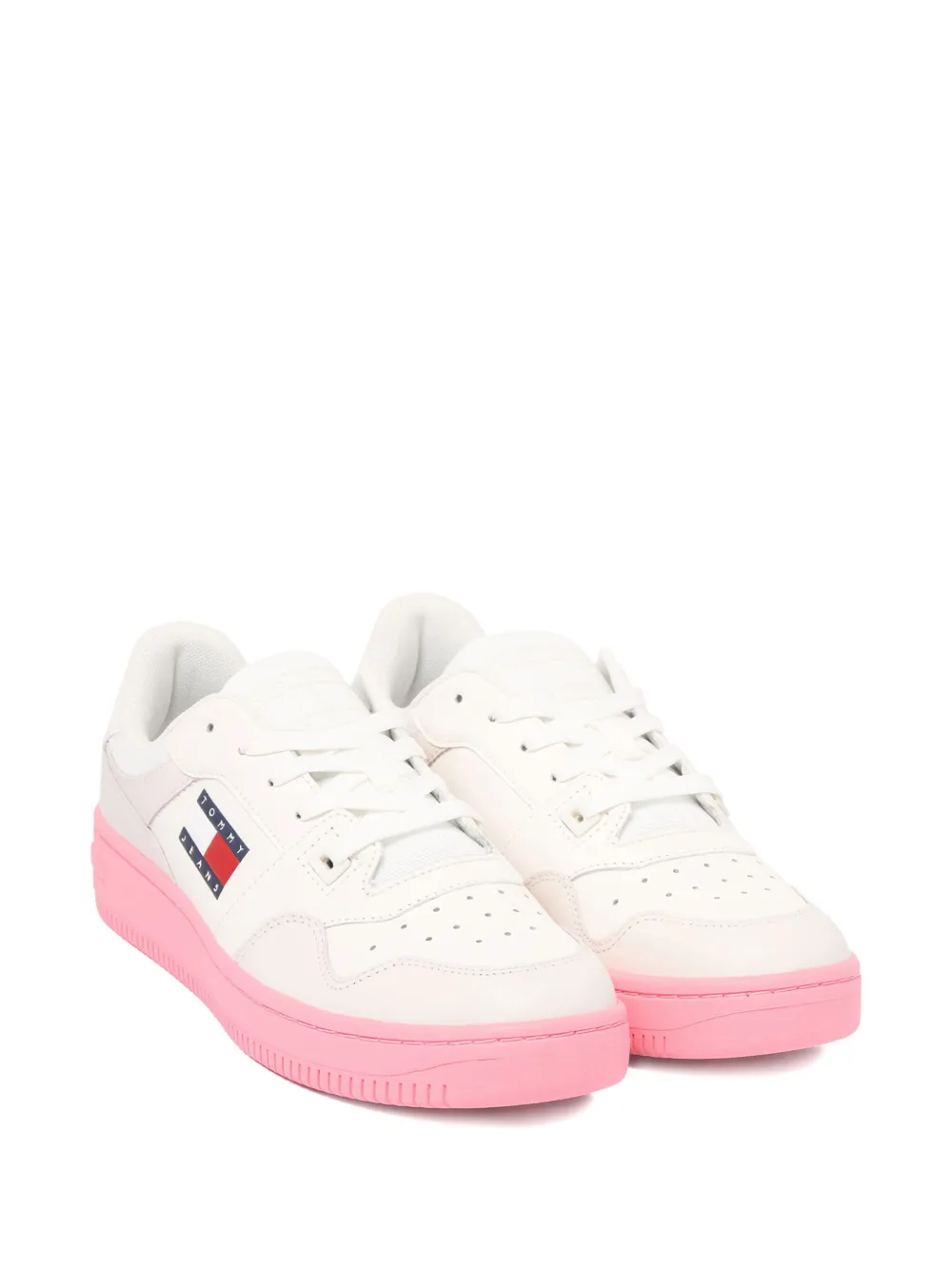 Tommy Jeans leather sneakers White