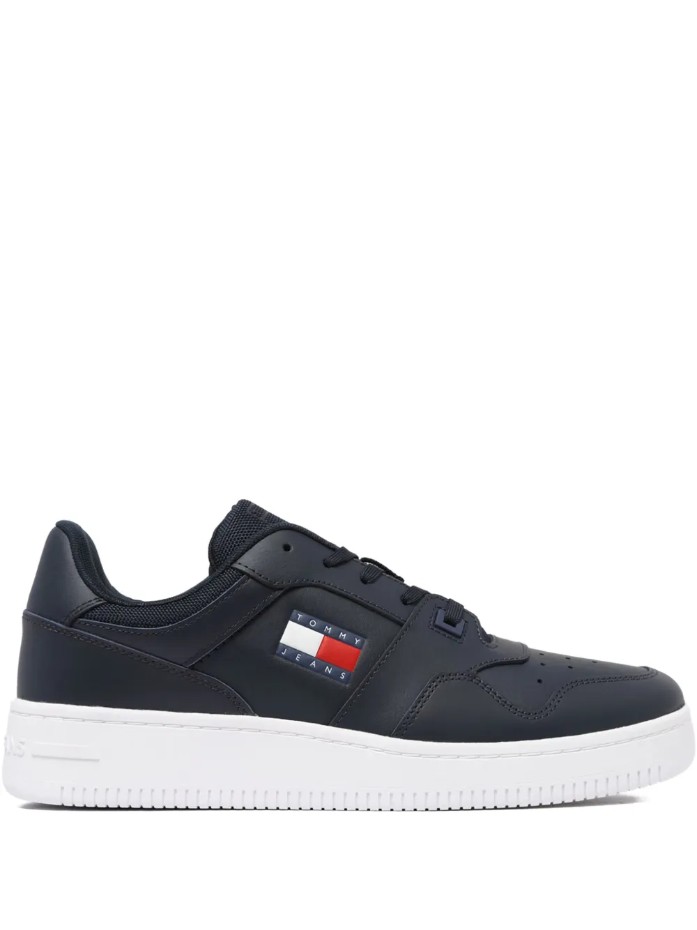 Tommy Jeans leather sneakers Blue