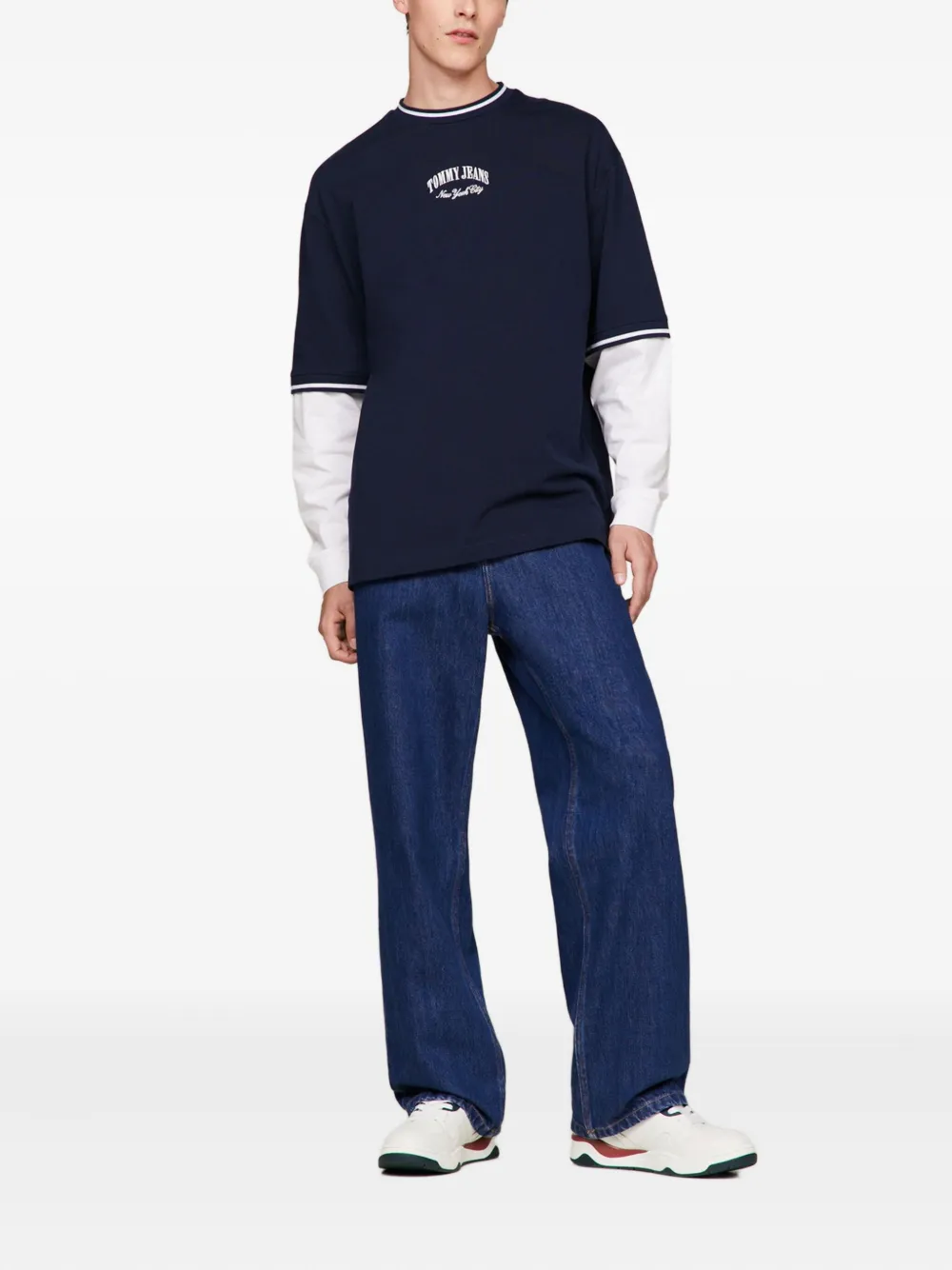 Tommy Jeans logo-print sneakers White