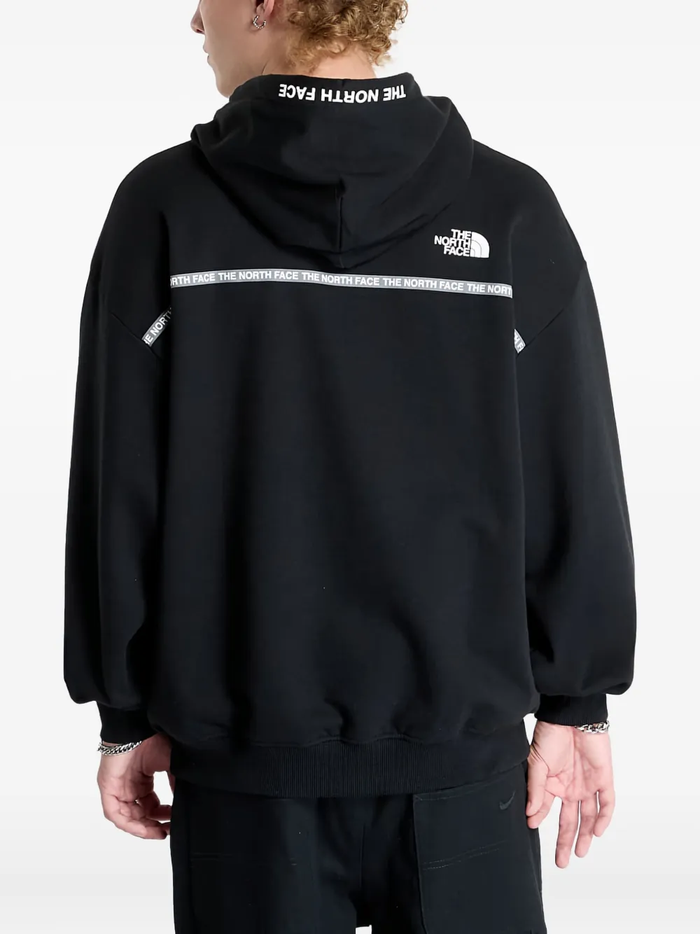 The North Face Hoodie met logoprint Zwart