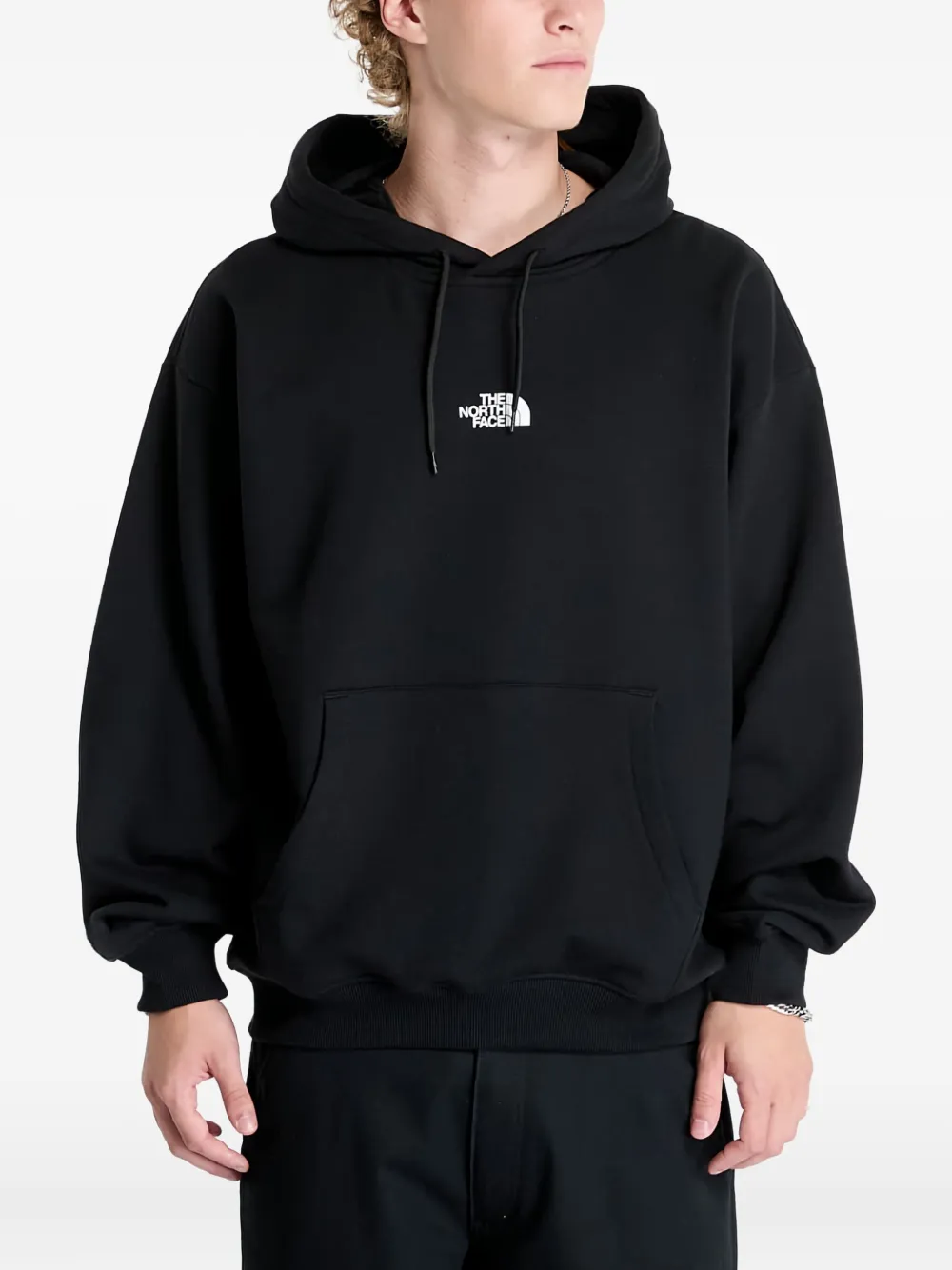 The North Face Hoodie met logoprint Zwart