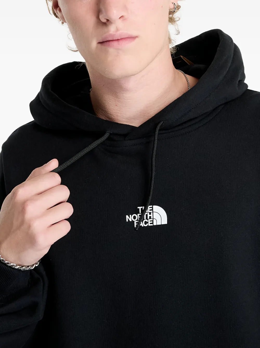 The North Face Hoodie met logoprint Zwart